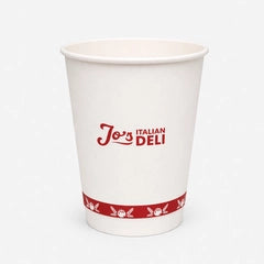 White branded deli paper cup packshot